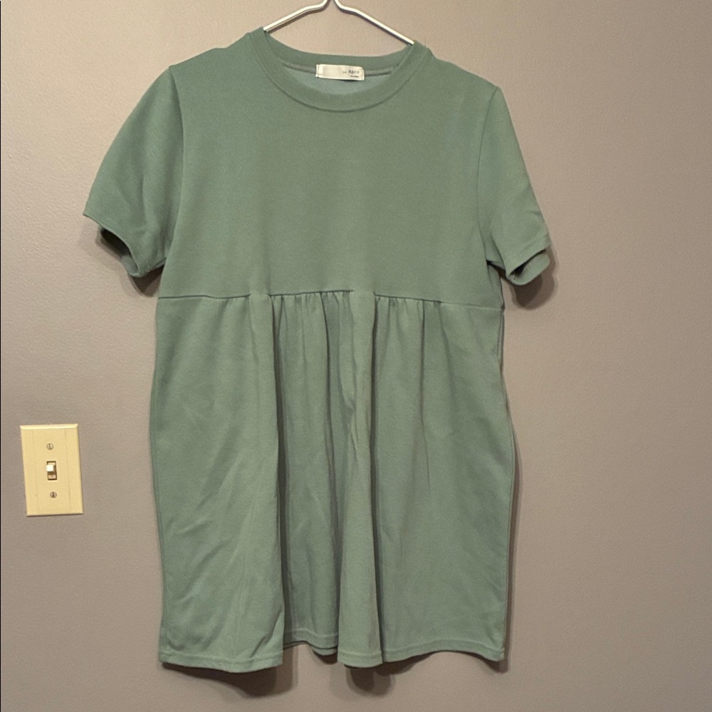 Chic Green Women's Tunic